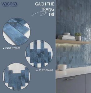 Gạch thẻ Vacera xanh đại dương