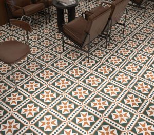 Gạch bông lát sàn Indochine Họa tiết Chữ Thập